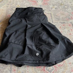 Lululemon black tennis Skirt